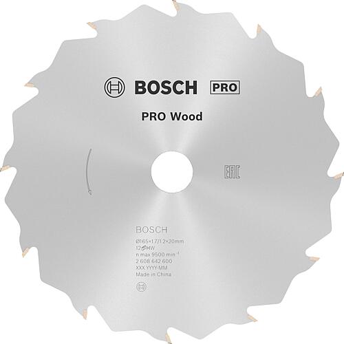 Circular saw blade for softwood and hardwood, chipboard, plywood plastic-coated panels, fibreboard Standard 1