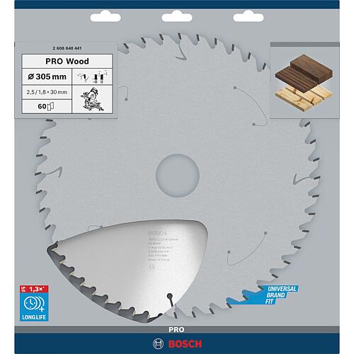 Circular saw blades (Bosch) D=305x30mm 60 teeth for wood