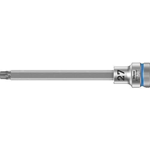 Knarreneinsatz WERA 8767 B HF Torx T27 Länge 107,0mm Antrieb 9,52mm (3/8")