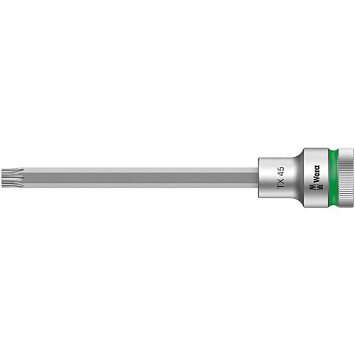 Knarreneinsatz WERA 8767 C HF Torx T45 Länge 140,0mm Antrieb 12,7mm (1/2")