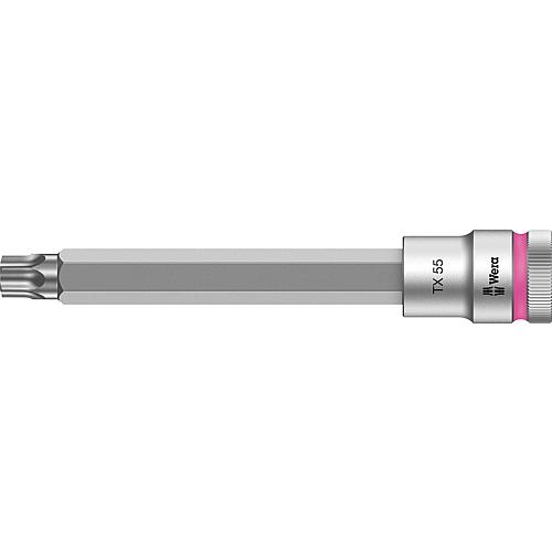 Knarreneinsatz WERA 8767 C HF Torx T55 Länge 140,0mm Antrieb 12,7mm (1/2")