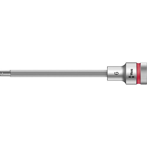 Ratchet bit WERA 8740 C HF hexagonal socket 6mm length 140.0mm drive 12.7mm (1/2")