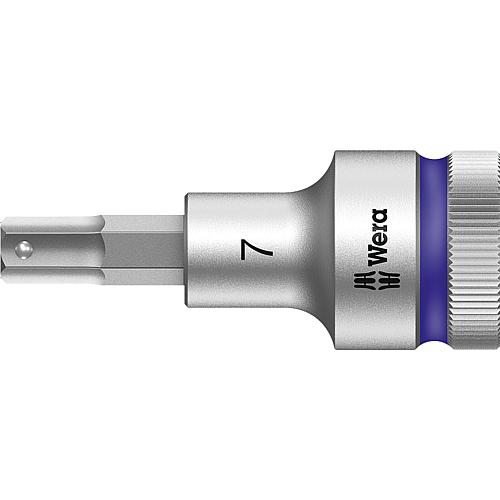 Ratchet bit WERA 8740 C HF hexagonal socket 7mm length 60.0mm drive 12.7mm (1/2")