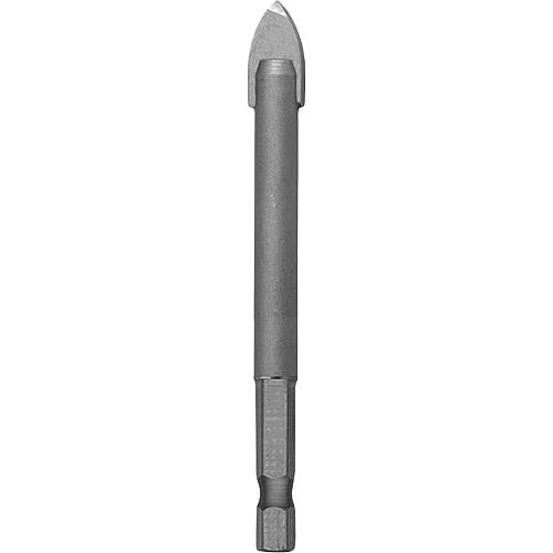 HELLER® QUICKBIT CERAMICMASTER glass drill bit with hexagonal shank Ø 4.0 x 75 mm