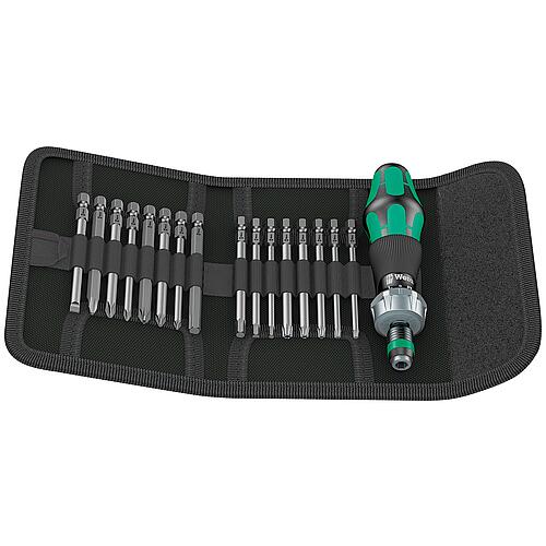 Ratchet screwdriver set WERA, 17-piece Standard 1