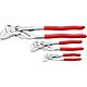 Kit Cle a pince KNIPEX 3 pieces comprenant chacune 1x 125, 180 et 300mm