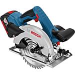 Battery-powered circular saw BOSCH GKS 18V-57 G, 18V with 2x 4.0 Ah batteries and charger