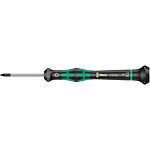 Tournevis Torx® WERA électronicien série Micro, lame ronde, empreinte Black Point