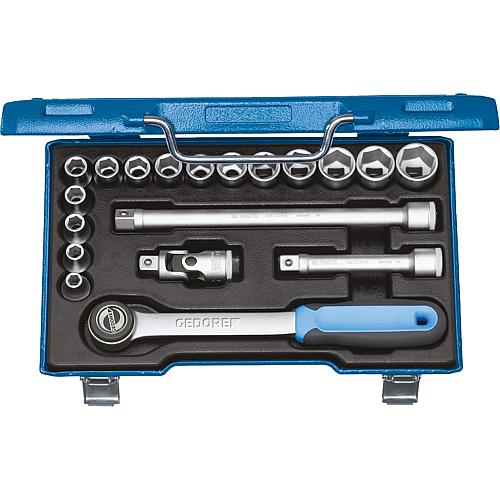 Socket wrench set 19 JMU / D 19 JMU 1/2”, 19-piece Standard 1