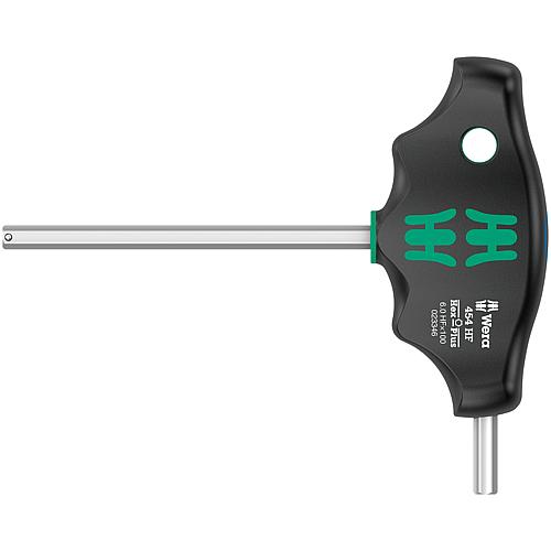 Cross-handle hexagon socket screwdriver, long and short shank, holding function