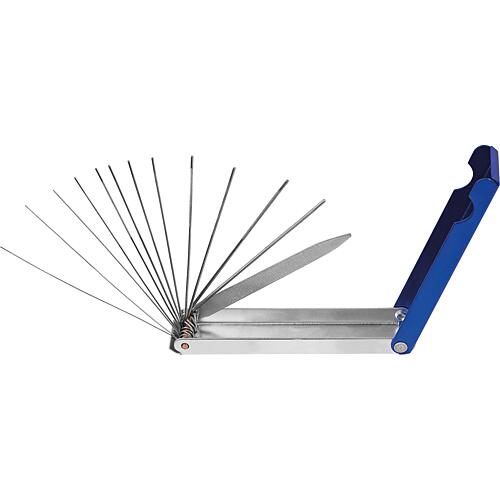 Nozzle cleaning needles, with file for nozzles 0.5-1.2mm