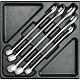 Combination spanner set, in 2/3 module, 5-piece Standard 1