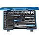 Socket wrench set 1/4” + 1/2”, 81-piece Standard 1