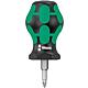 Pozidriv stubby screwdriver WERA Kraftform Plus series 300, round blade 25 mm Standard 1