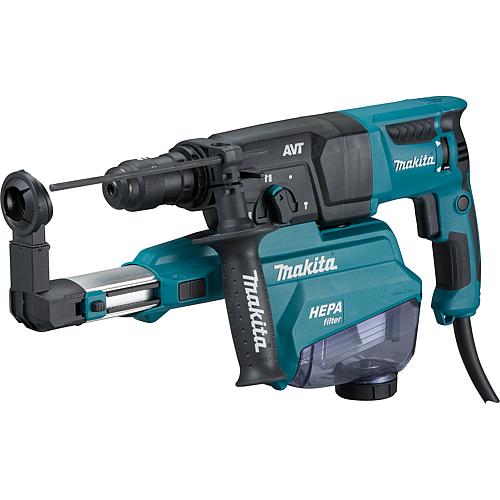 Bohr- und Meißelhammer Makita 800W, HR2653TJ SDS Plus mit integ. Staubabsauger