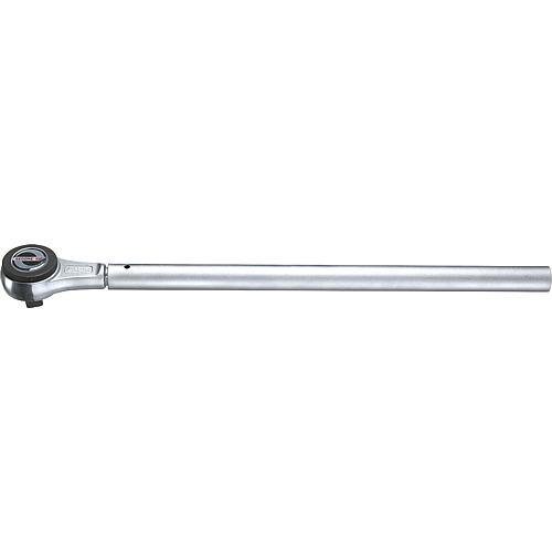 Reversible ratchet with extension pipe and metal plate Standard 1