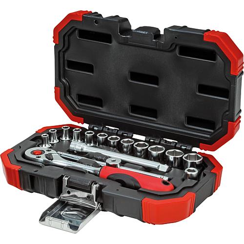 Socket wrench set 1/4", 16-piece Anwendung 3