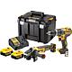 DeWALT, DCK2080P2T-QW 2-piece battery set incl. impact drill, angle grinder, 2x 5.0 Ah and charger