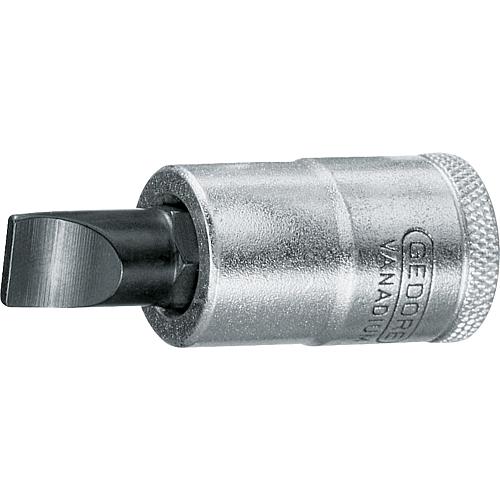 Embout de tournevis 1/2" fente, métrique, court Standard 1