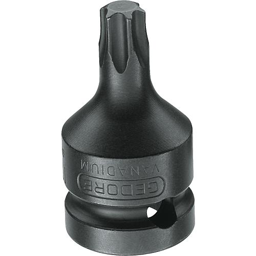 Douille impact 1/2" TORX® mâle, métrique, courte Standard 1