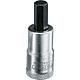 Screwdriver insert 3/8" hexagonal socket, metric, short Standard 1