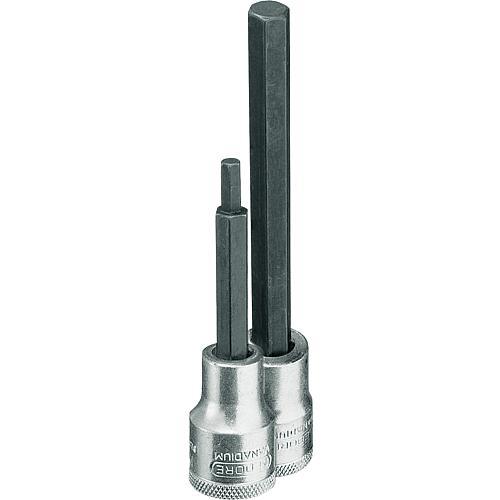 Embout de tournevis 1/2” six pans creux, métrique, long