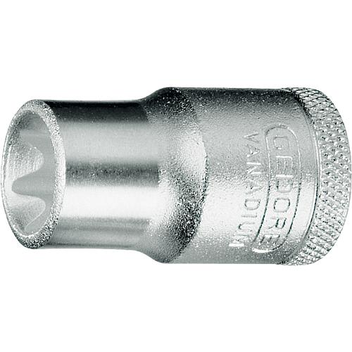 Douille 1/2" torx femelle®, métrique, courte Standard 1