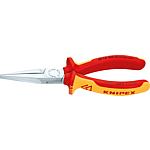 Flat-nosed pliers serrated