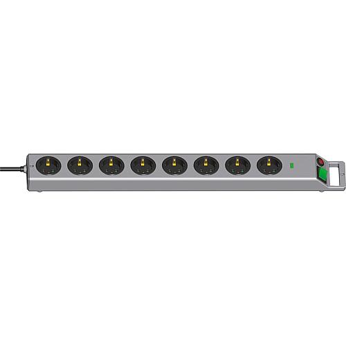 Super Solid 8-way socket strip, with overvoltage protection 13,500 A, child safety lock Standard 1