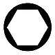 Vis à tête hexagonale 8.8 avec filetage jusqu’à la tête DIN EN ISO 4017 galv. M 7