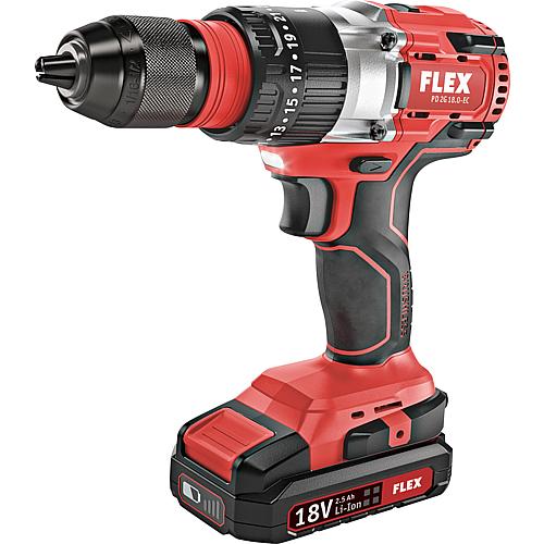 Cordless impact screwdriver FLEX®, 18 V, PD 2G 18.0-EC/5.0 set, with 2 x 5.0 Ah battery and charger