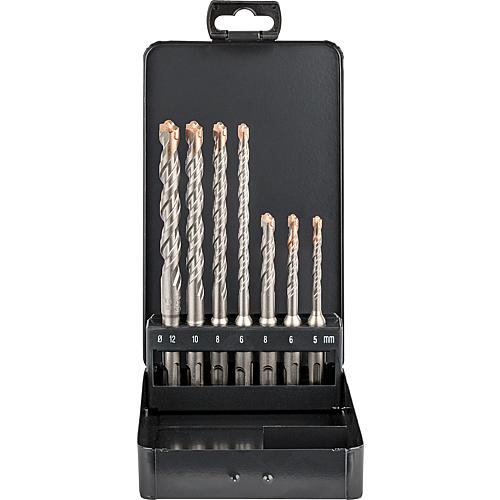 Hammer drill set F4, KM 7 SDS-Plus, 7-piece Standard 1