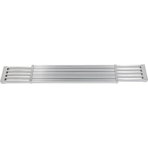 Aluminium telescopic floorboard, extendible Standard 1