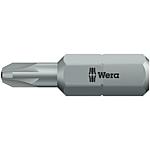 Bits 855/1 RZ WERA, 1/4” hex for Pozidriv, toughened