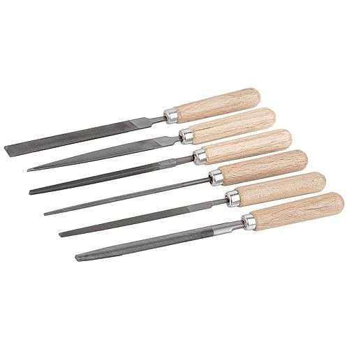 GEDORE 6-piece spanner file set in plastic bag