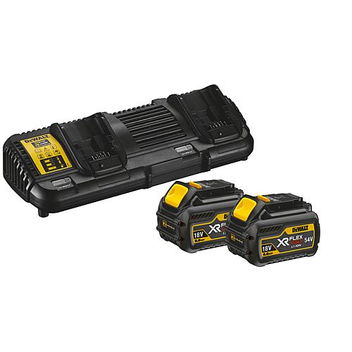 Kit de batteries 54/18 V, 2 x batteries 6,0 Ah Li-Ion + 1 x  chargeur double avec mallette de transport  Standard 1