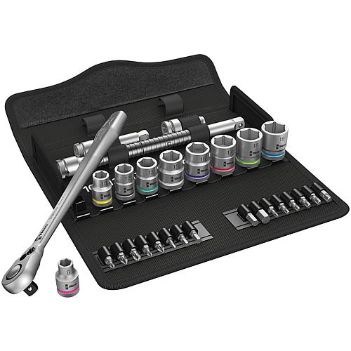 Ratchet set Zyklop, 3/8”, 28-piece Standard 1