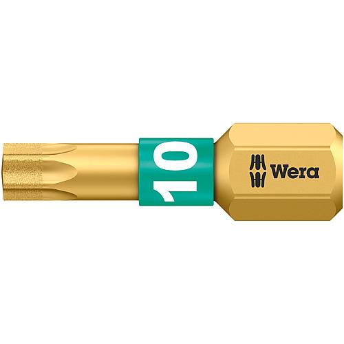 Bits 867/1 BDC WERA, 1/4" Sechskant für TORX®, Diamantbeschichtete Spitze, BiTorsions-Zone