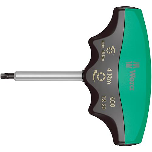 Drehmomentschraubendreher WERA mit T-Griff TORX® T20, 4,0 Nm Länge 60mm