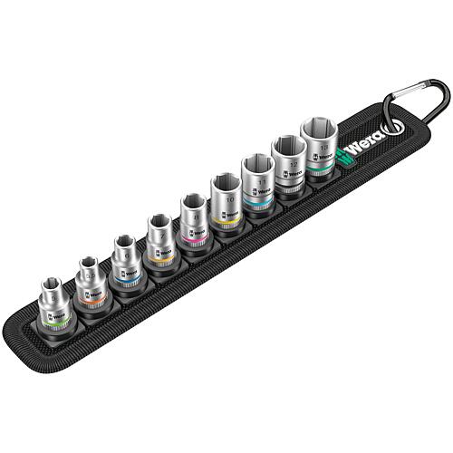 Socket wrench set 1/4”, 9-piece Standard 1