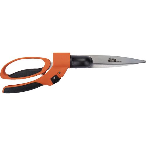 Grass shears Bahco GS-180-F self-sharpening blades 375 mm long, 317 g