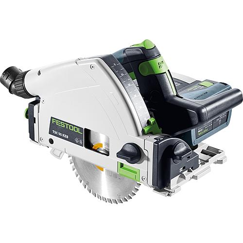 Scie plongeante sans fil Festool 18 V / 2x 18 V TSC 55Li 5,2 KEBI-Plus/XL-FS avec 2x batteries 5,2 Ah et chargeur