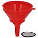 Funnel with sieve D: 100mm, made of polyethylene