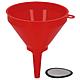 Funnel with sieve D: 150mm, made of polyethylene