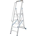 Stepladder with large standing platform