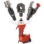 Hydraulic cordless press tool RE 60, with quick-change system