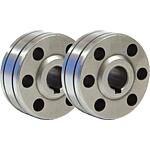2 wire guide rollers - type B - Ø 1.0/1.2 mm - steel/stainless steel