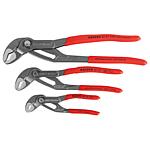 Cobra® water pump pliers set, 3-piece, incl. roll-up bag