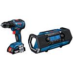 Perceuse-visseuse sans fil Bosch GSR 18V-55, 18 V et radio de chantier