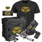 REMS Press Machines E 22 V "Black" Limited Edition Cordless Press Package